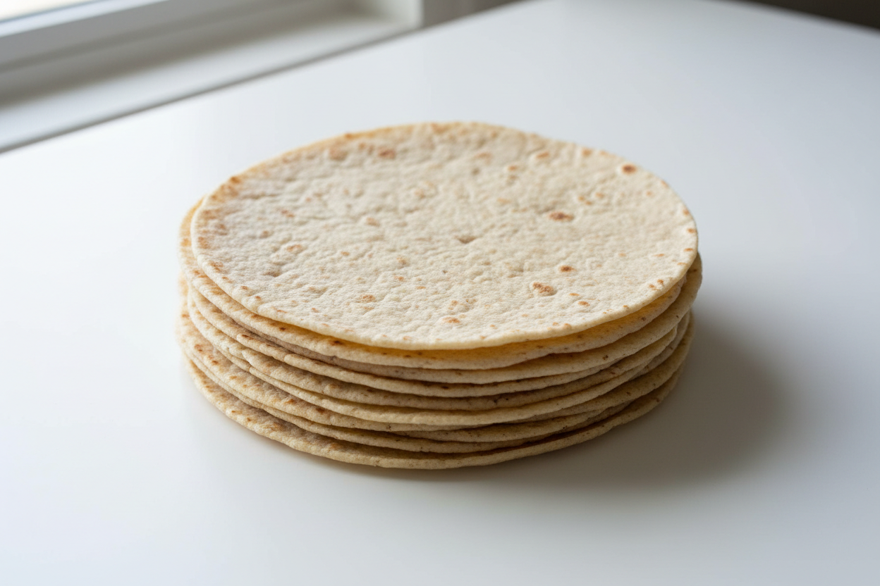 Organic GF Garbanzo Tortillas by itself